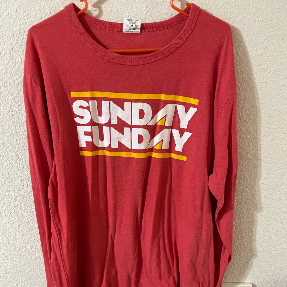 Chiefs Sunday Funday long Sleeve Size XL